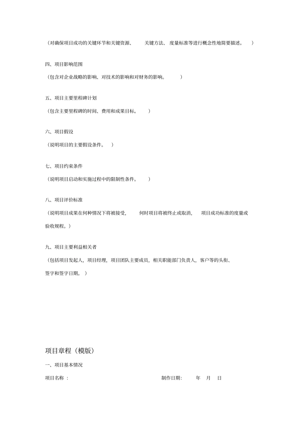 项目各阶段的模版_第3页