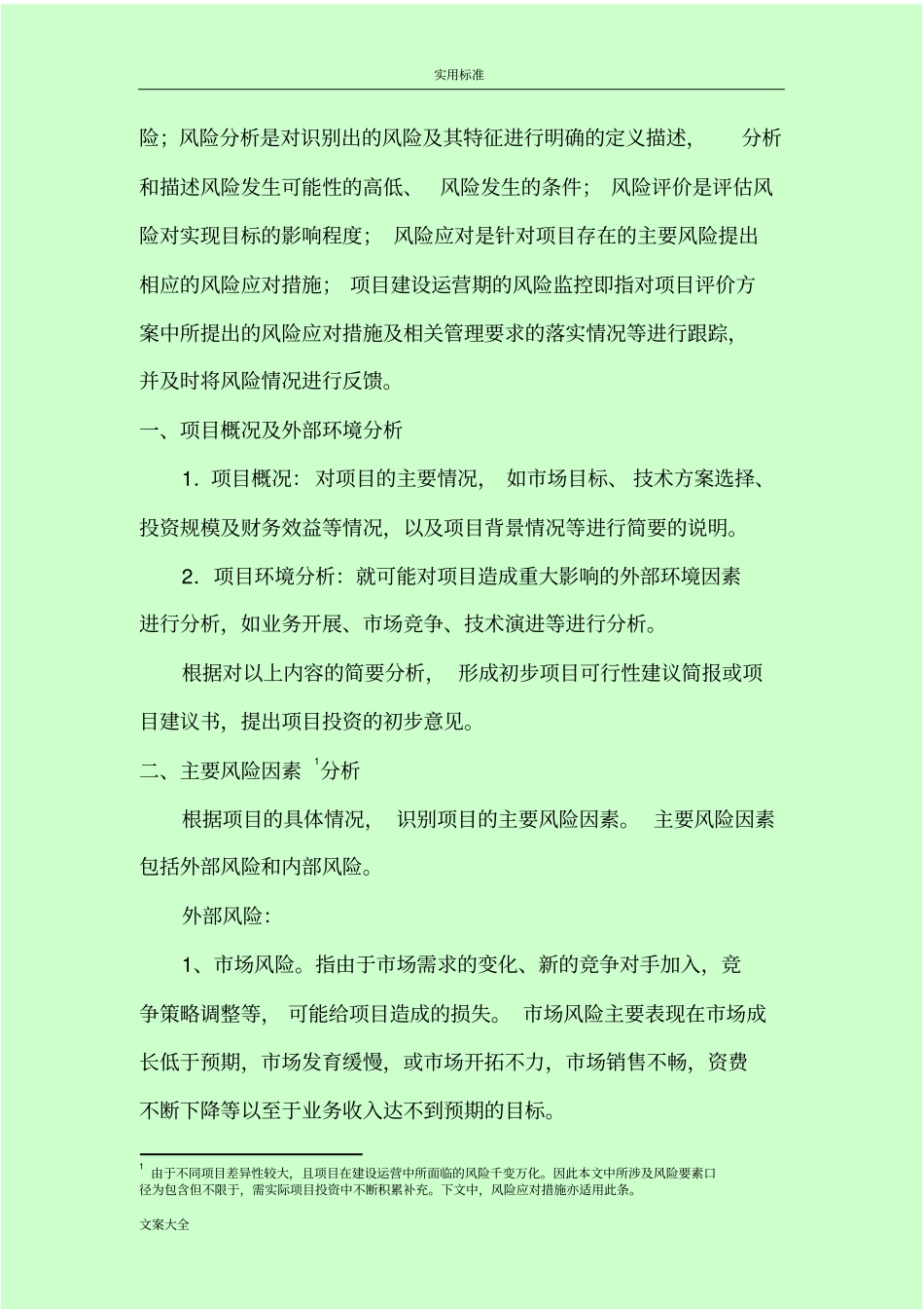 项目投资风险评价与衡量方案设计_第2页