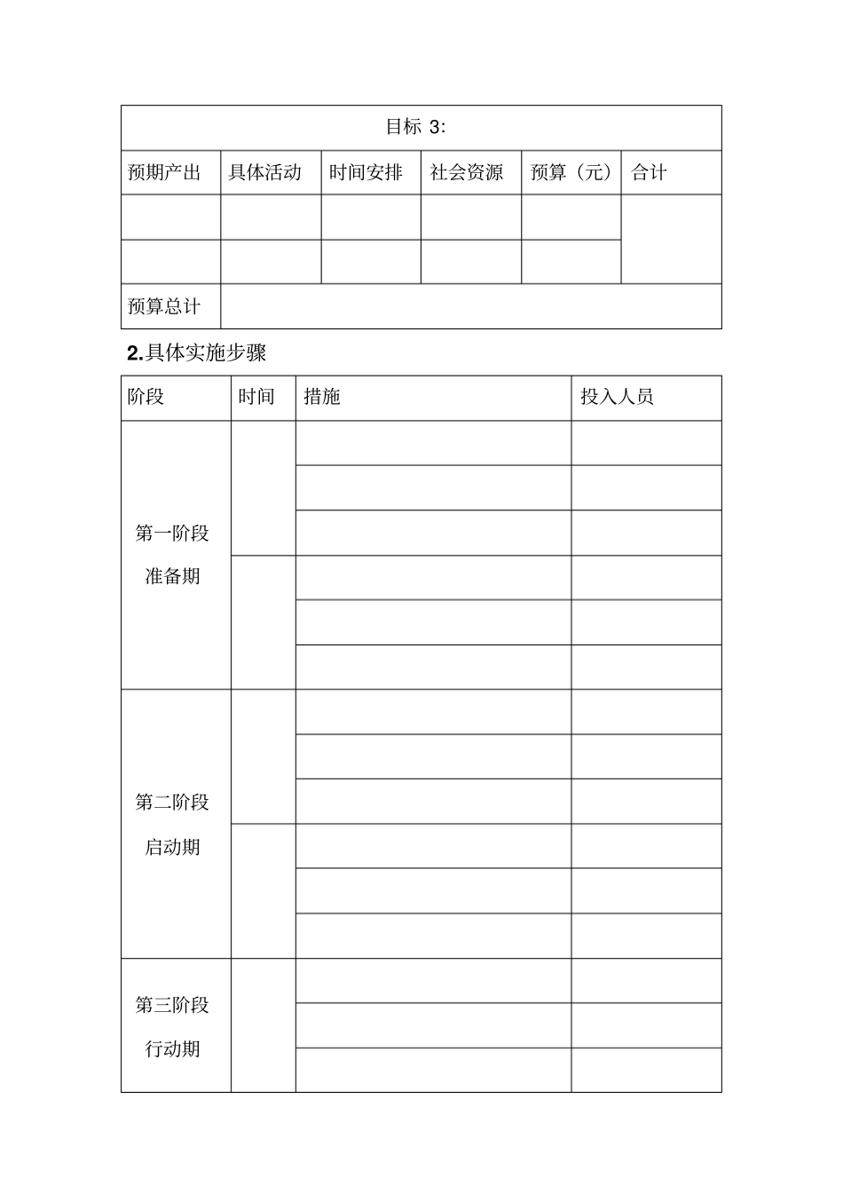 项目策划书模版_第3页