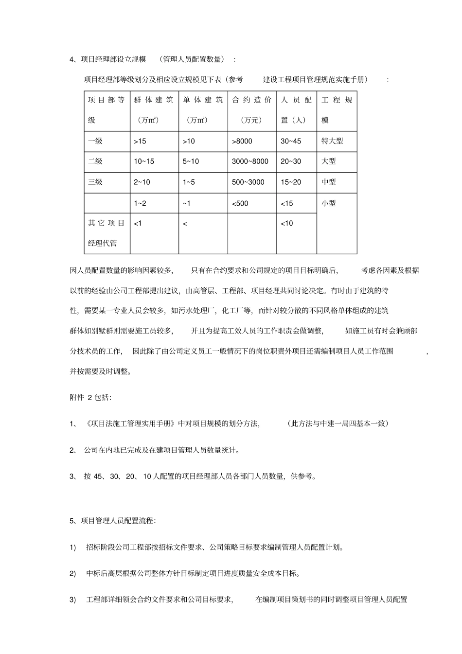 项目经理部规模划分及人员配置_第3页