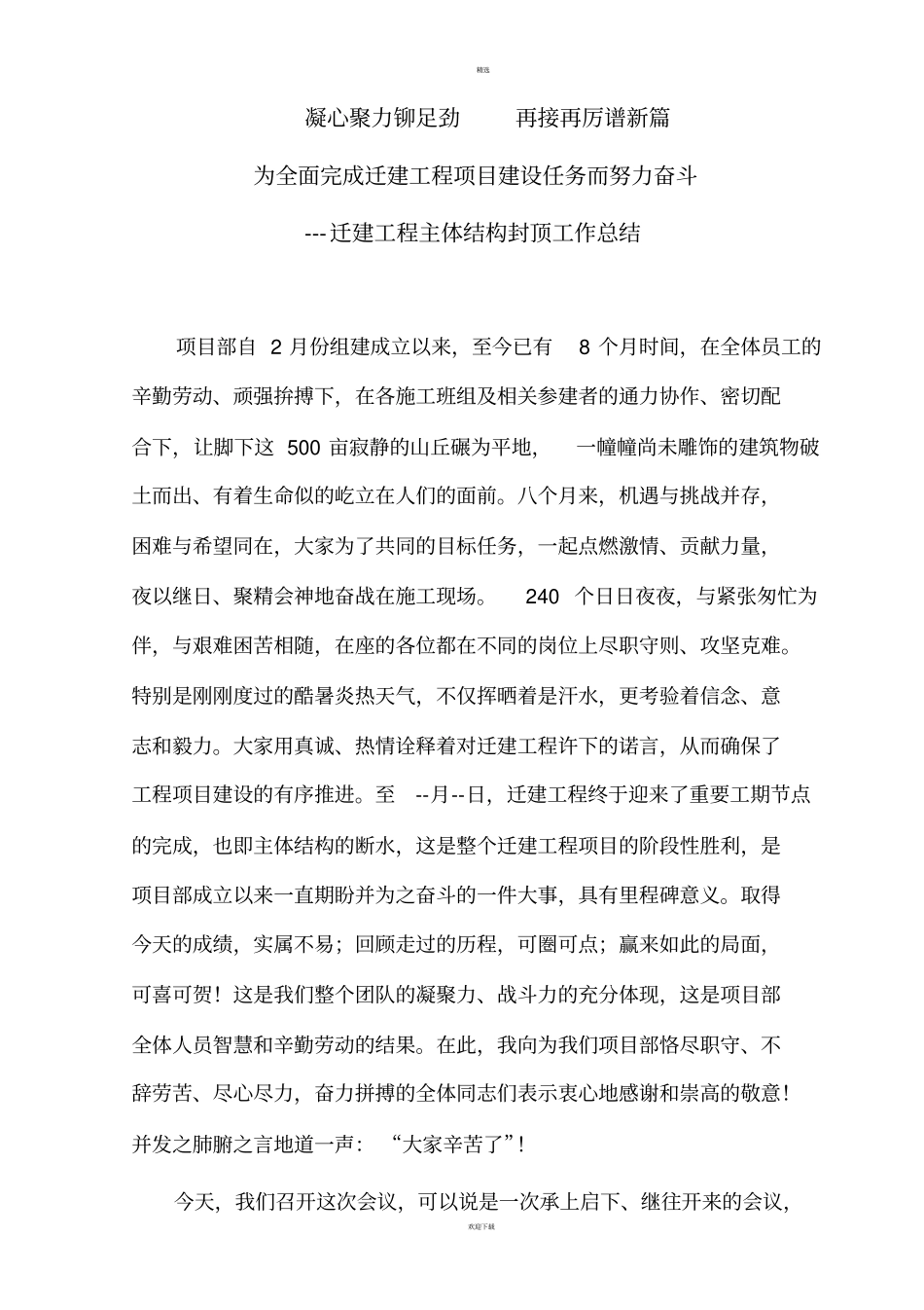 项目阶段性工作总结_第1页