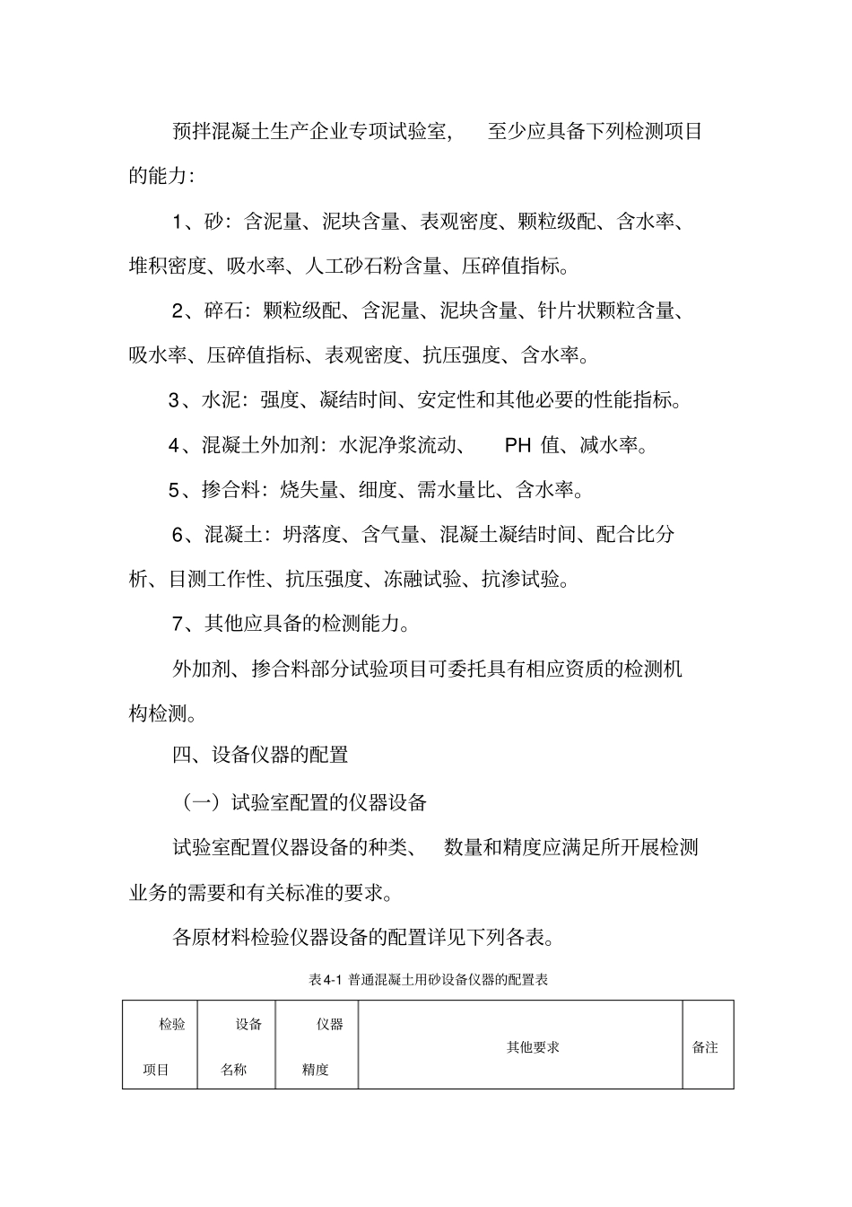 预拌混凝土企业内部试验室考核统一标准_第3页