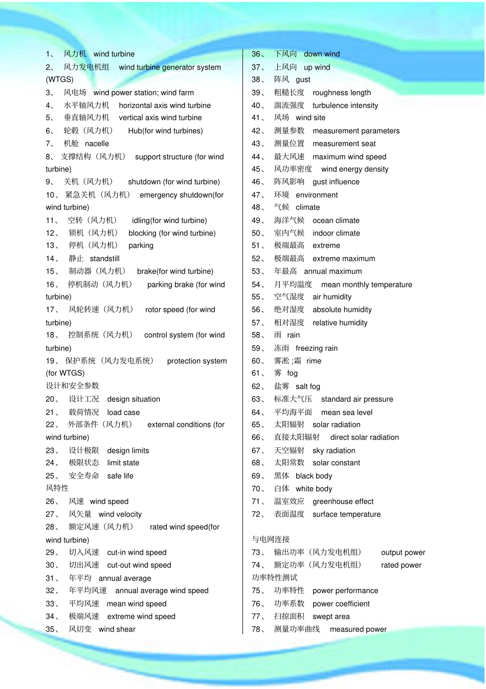 风电专业术语中英文对照_第3页