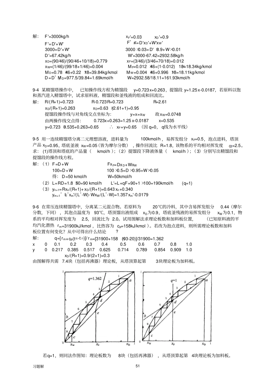 食工原理答案第9-12章解讲解_第2页