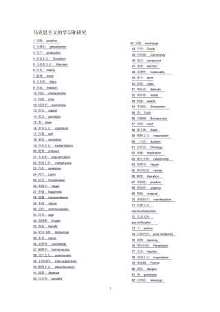 马克思主义相关英语表达教材