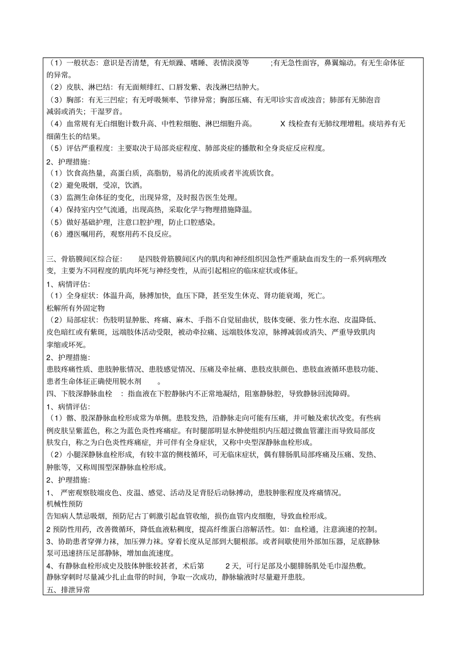 骨科常见并发症观察和护理_第2页