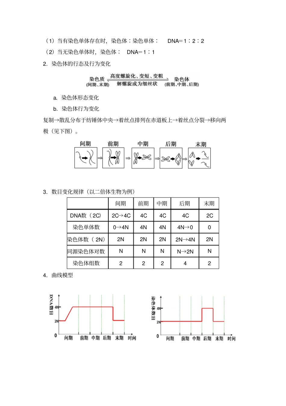 高三生物一轮复习导学案：细胞增殖_第3页