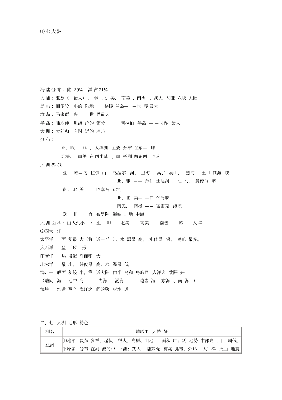高中世界地理笔记全_第2页