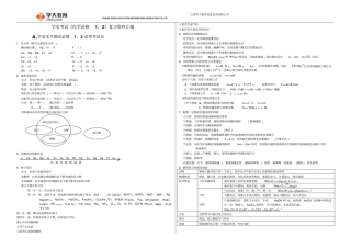高中化学会考资料教材