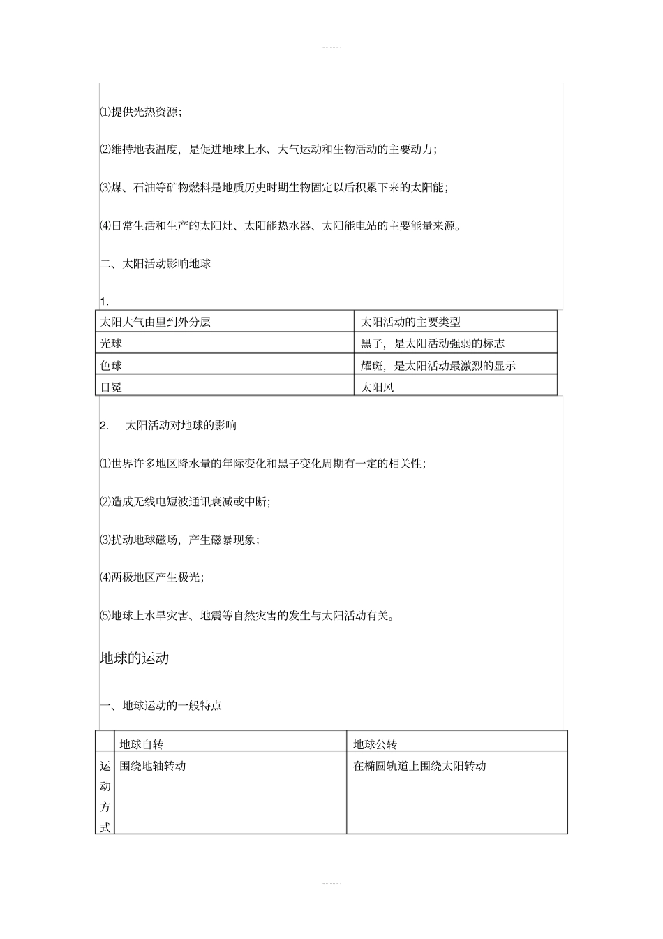 高中地理需要背诵、掌握的重点知识点_第2页