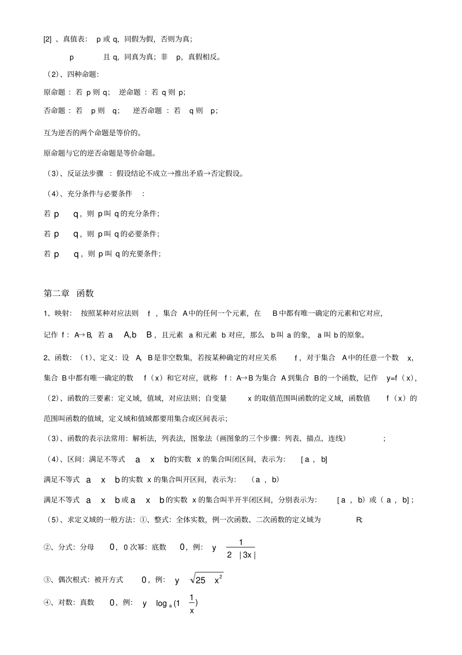 高中数学会考知识点总结-超级经典_第3页