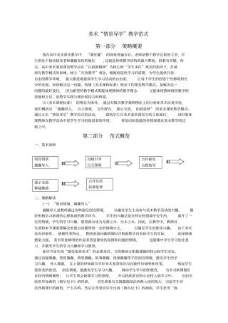 高中美术教学范式