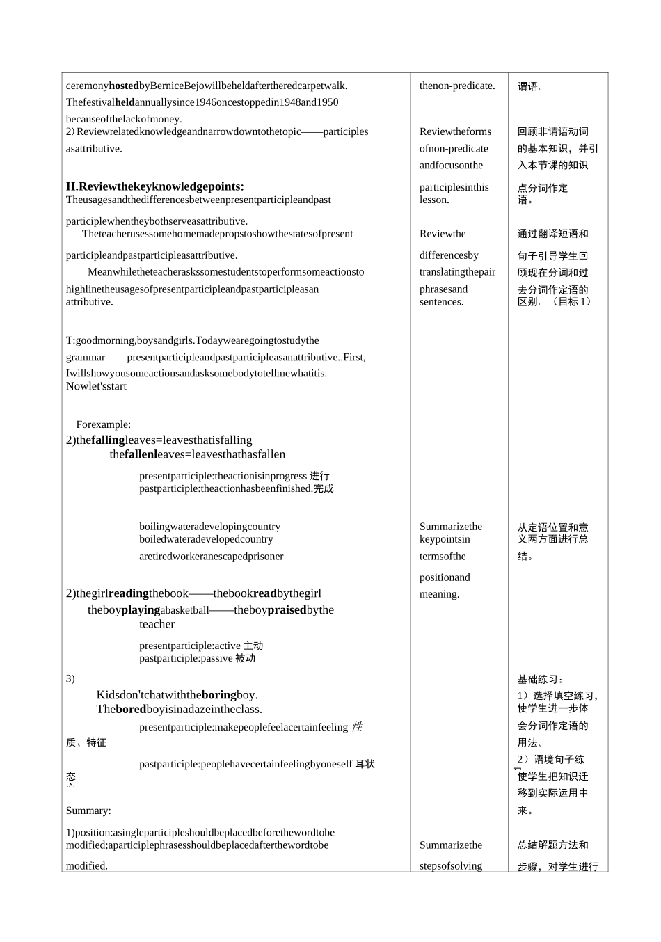 分词作定语教案_第2页