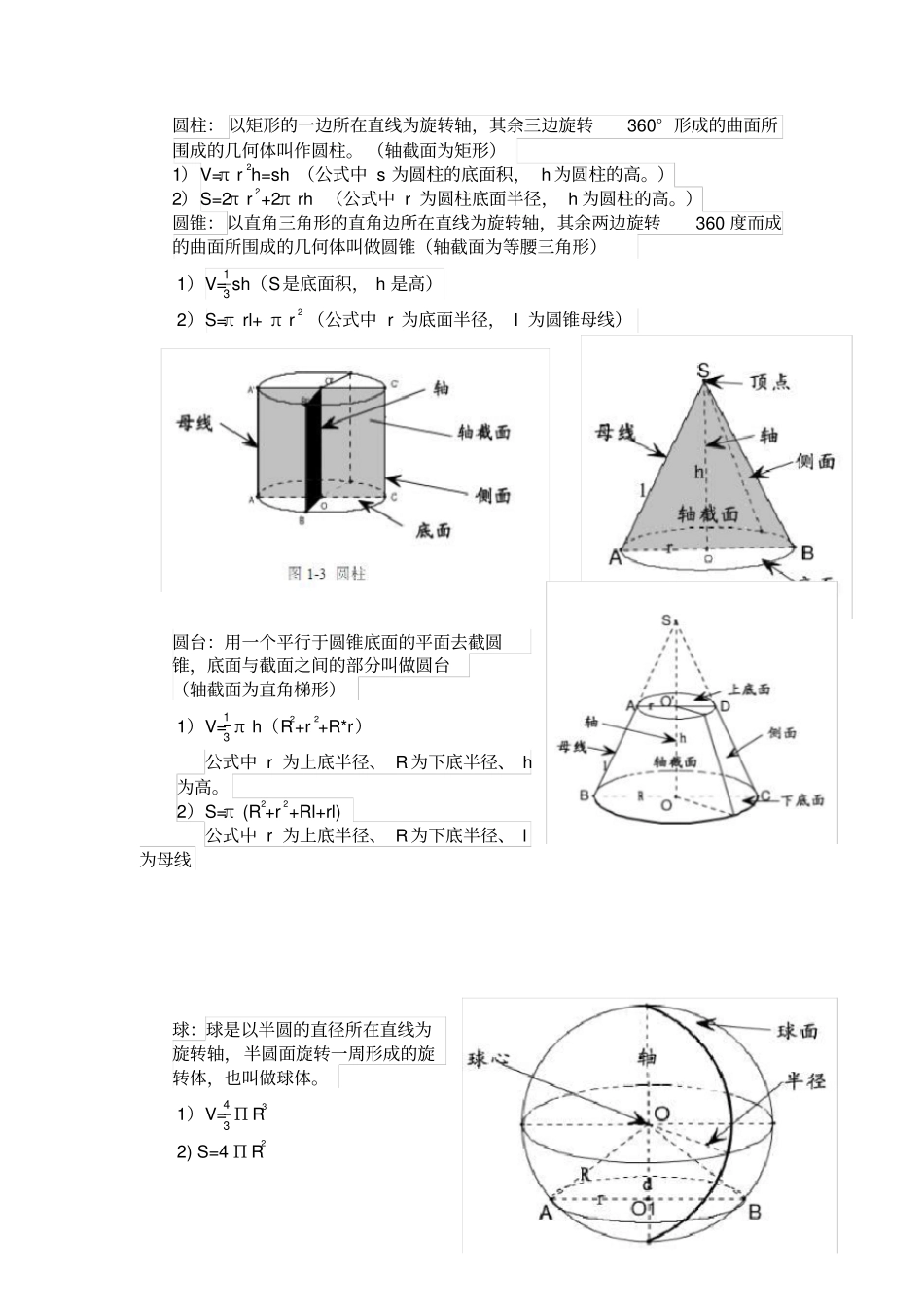 高二立体几何知识点_第2页