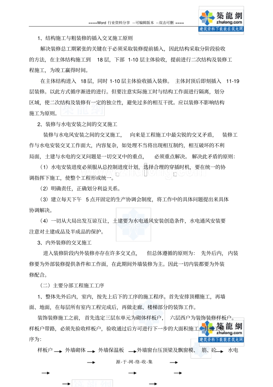 高层住宅楼装饰装修施工方案-secret_第2页