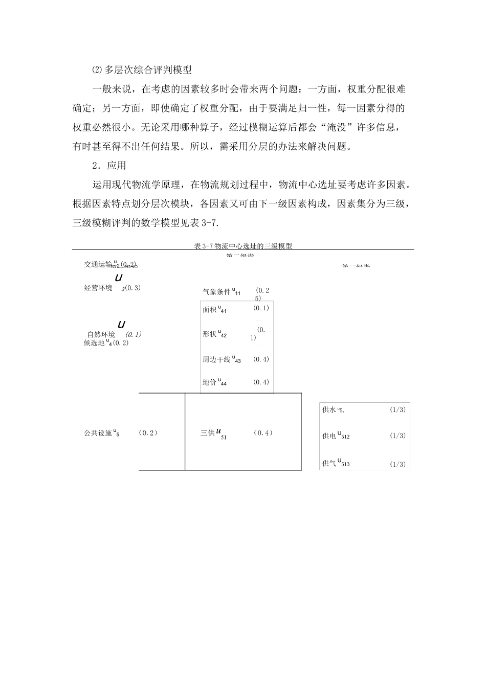 (完整版)多级模糊综合评判法案例_第2页