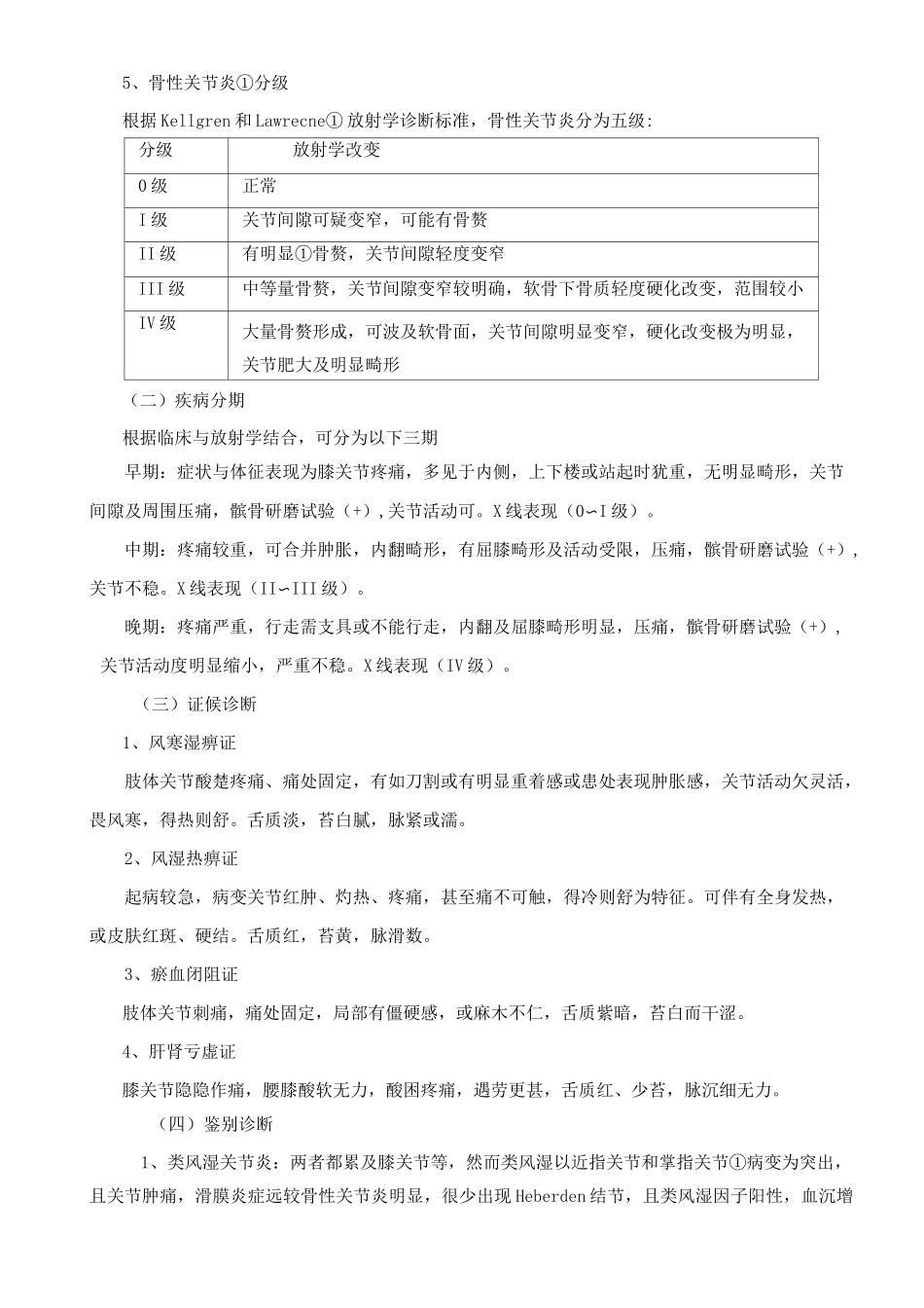 (完整版)膝关节骨性关节炎)中医诊疗方案_第2页