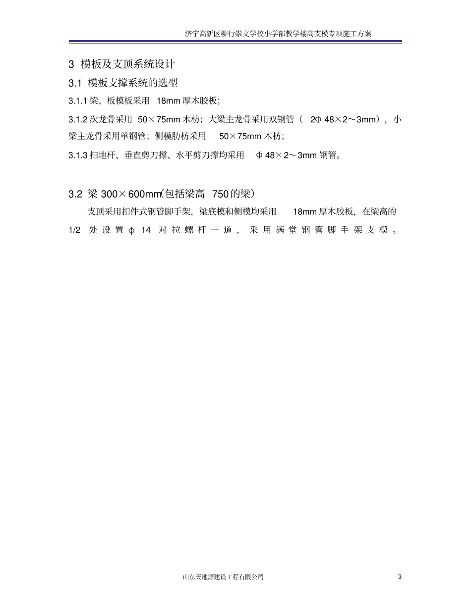 高支模专项施工方案最终版_第3页