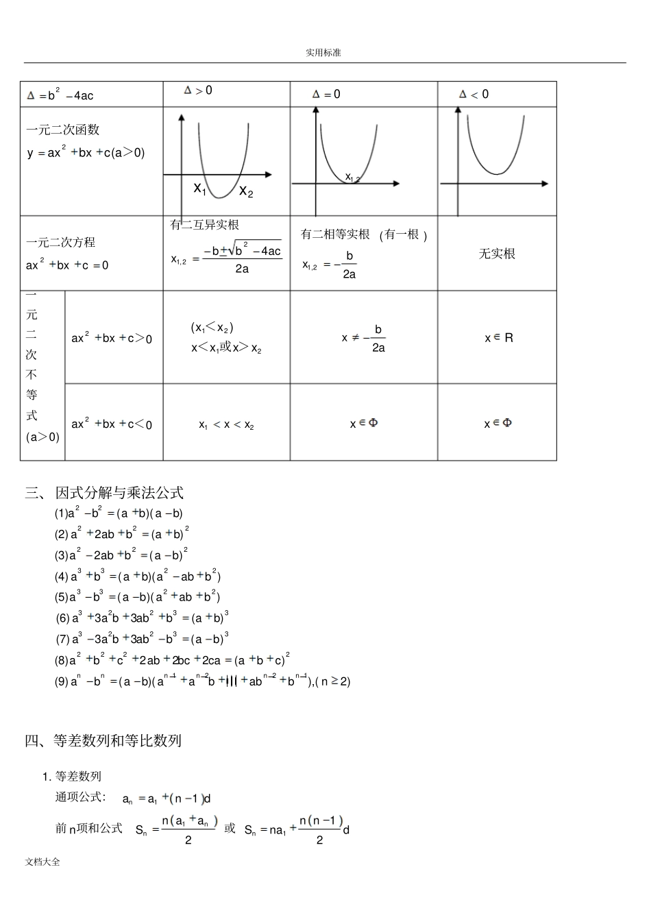 高数一全套公式_第3页
