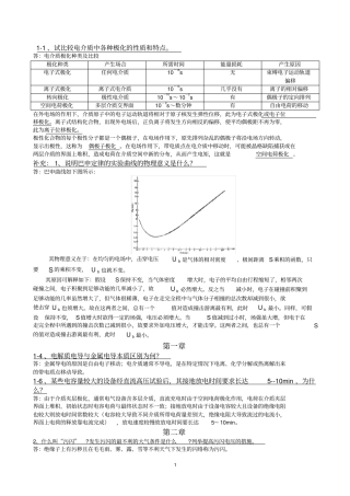高电压技术问答题汇总