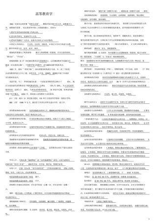 高等教育学__高清_速记_打印版