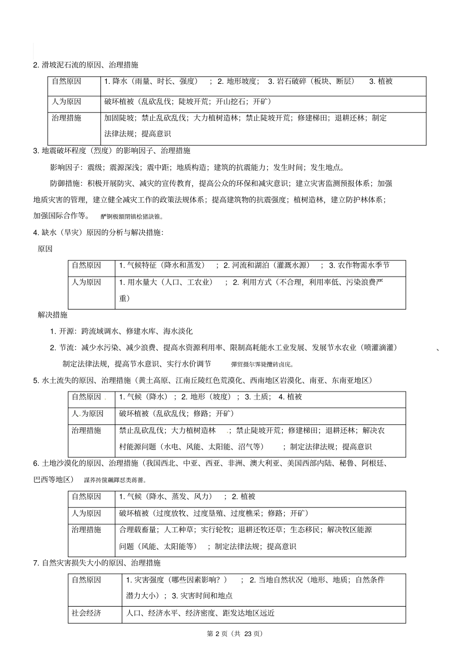 高考地理三轮专题复习对策措施类综合题教师_第2页