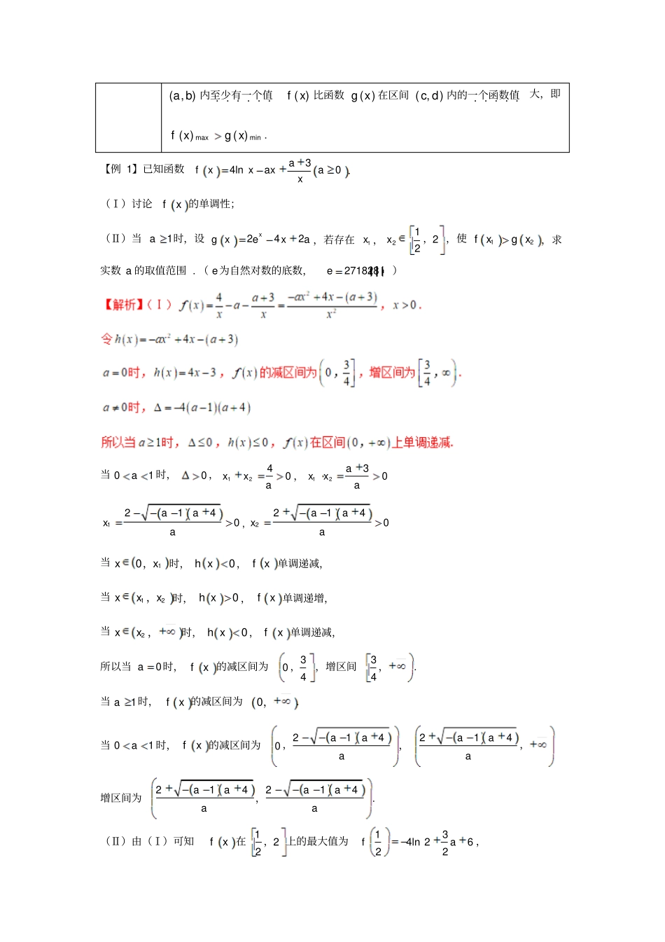 高考数学热点难点突破技巧第07讲导数中的双变量存在性和任意性问题_第3页