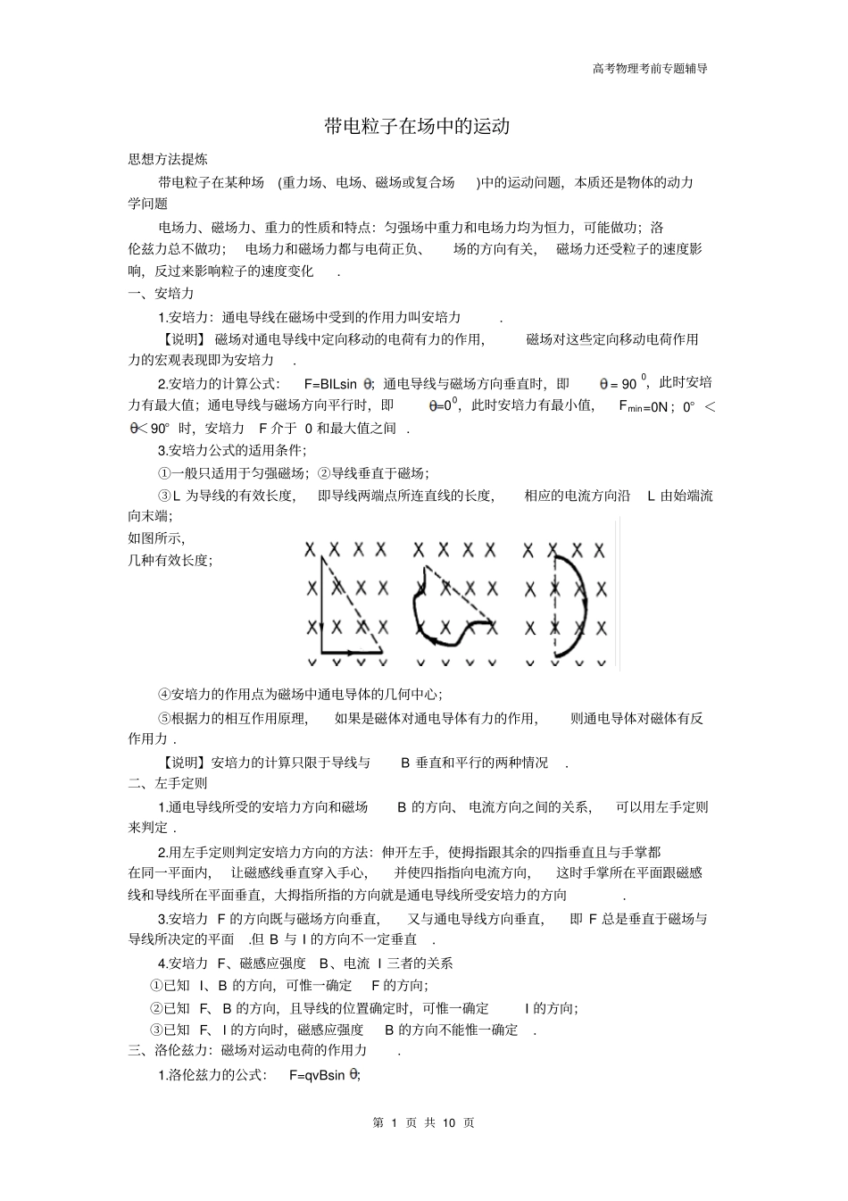 高考物理经典题型专题辅导4_第1页