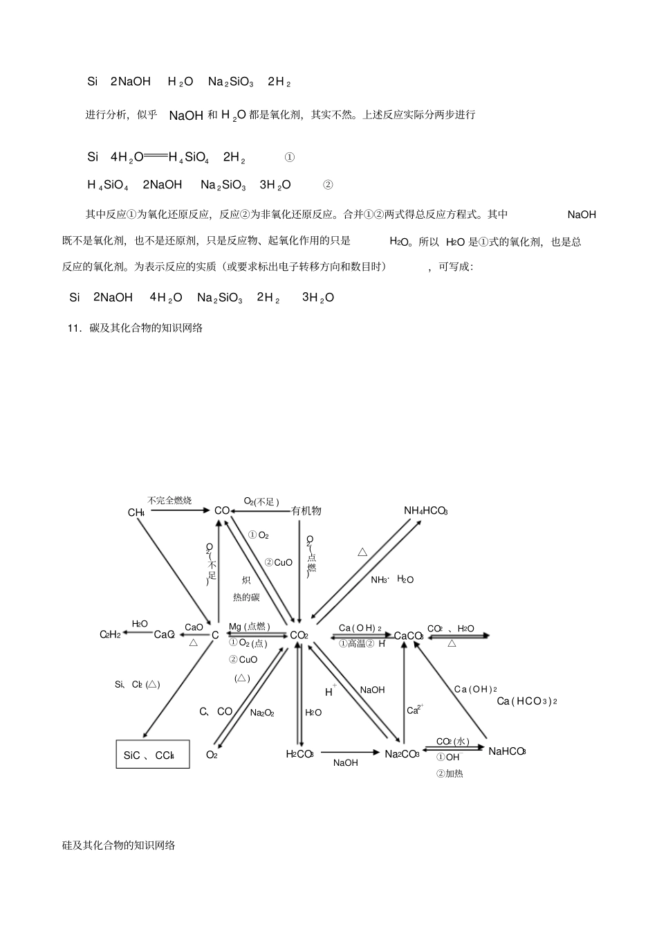 高考考点解析全程复习考点碳族元素碳及其化合物化学_第3页