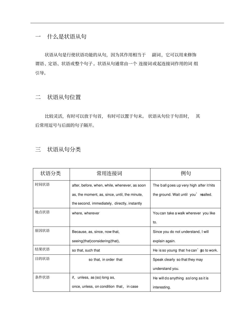 高考英语复习状语从句讲解_第2页