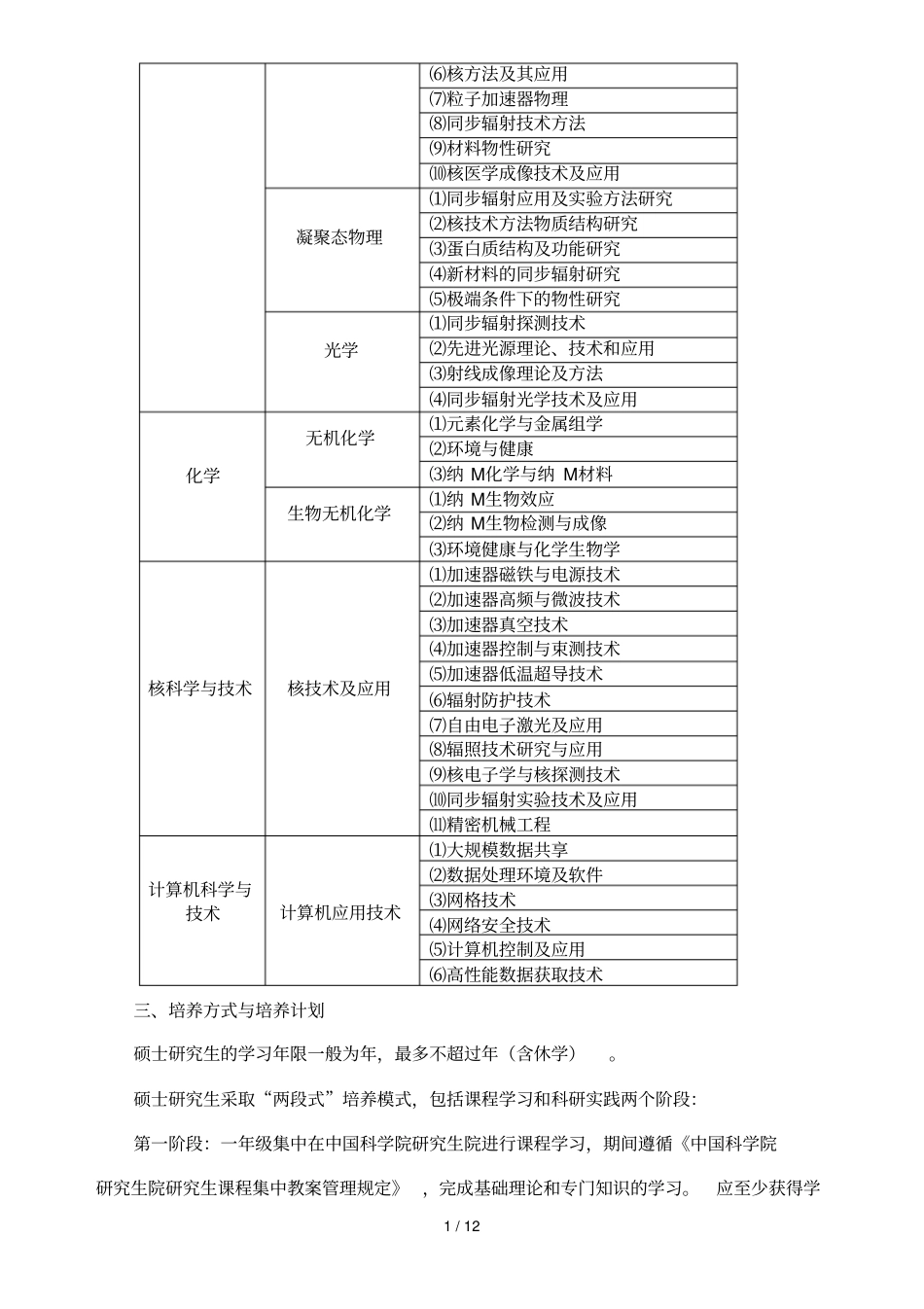高能物理研究所硕士研究生培养方案_第2页