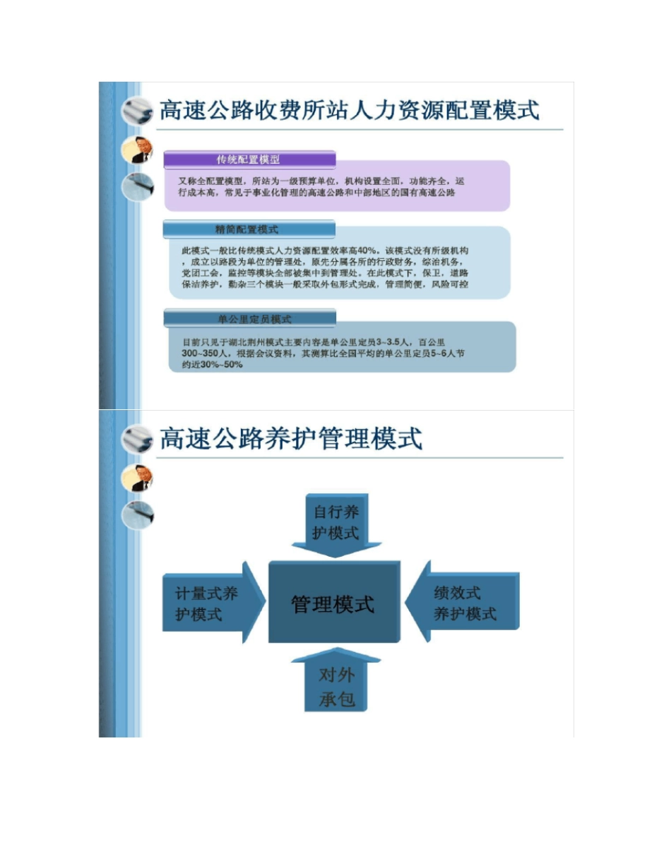 高速公路运营管理模式调研报告精_第2页