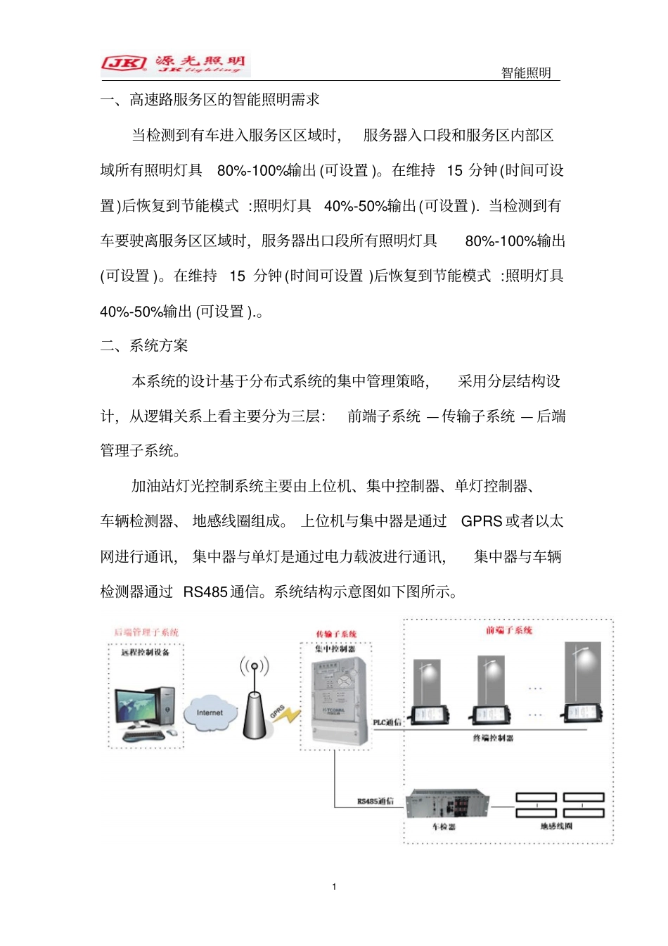 高速路服务区智能灯光控制系统-_第2页