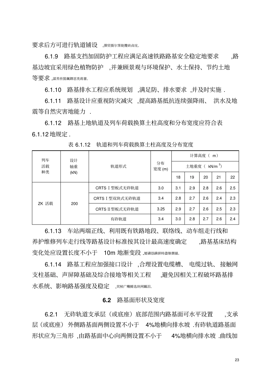 高速铁路设计规范条文路基_第2页