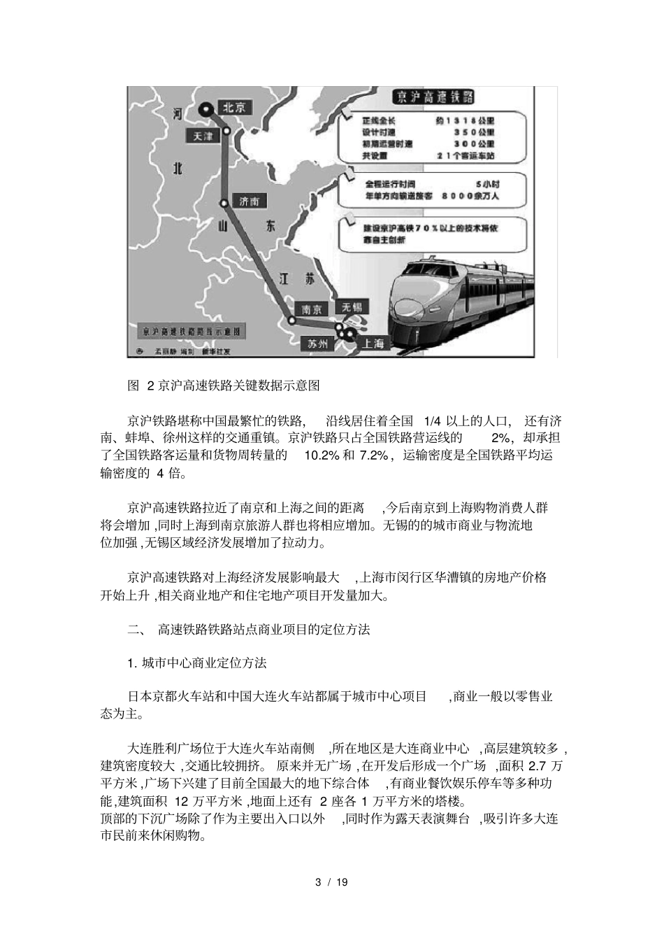 高速铁路火车站商业物业的开发与经营_第3页