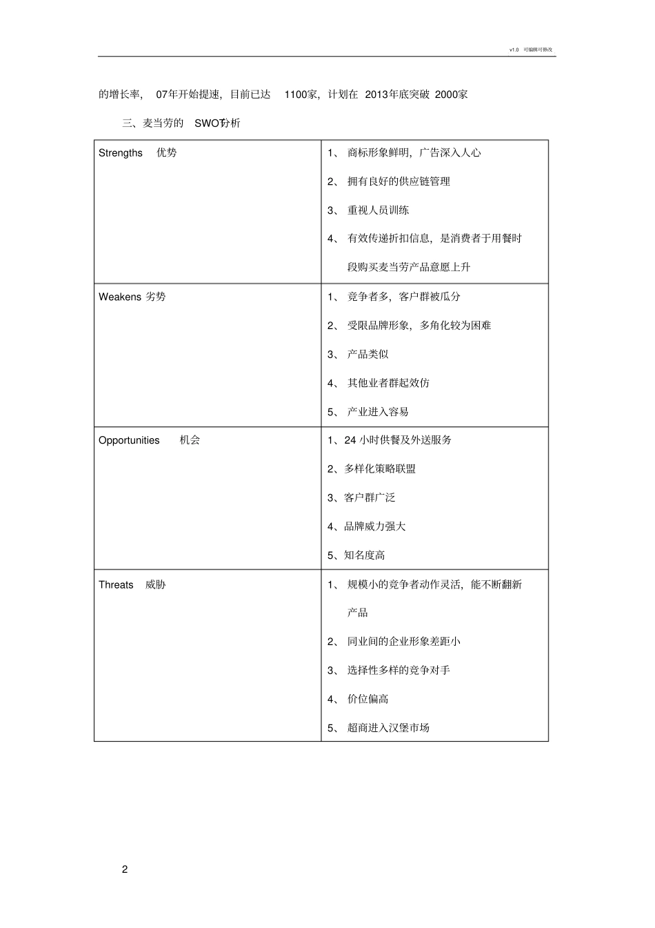 麦当劳的五力分析_第2页