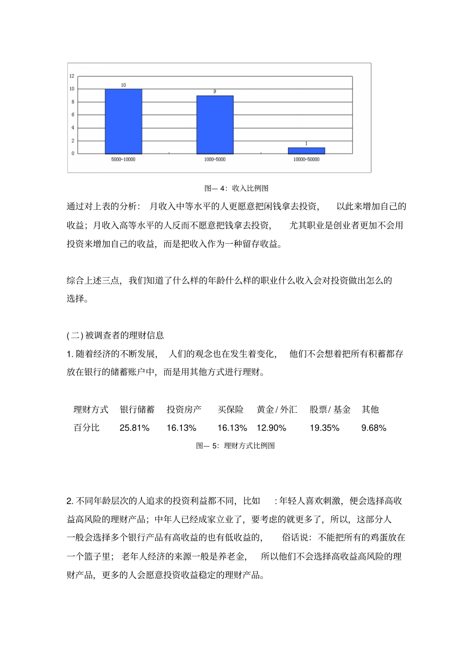 黄金调查问卷报告分析_第3页
