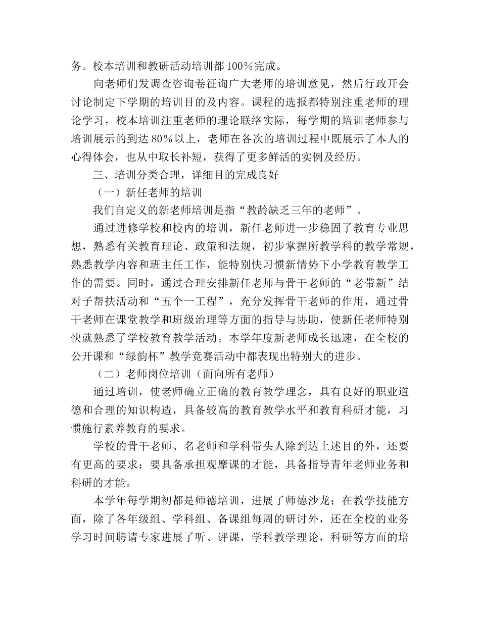 小学继续教育工作参考总结_0 _第2页