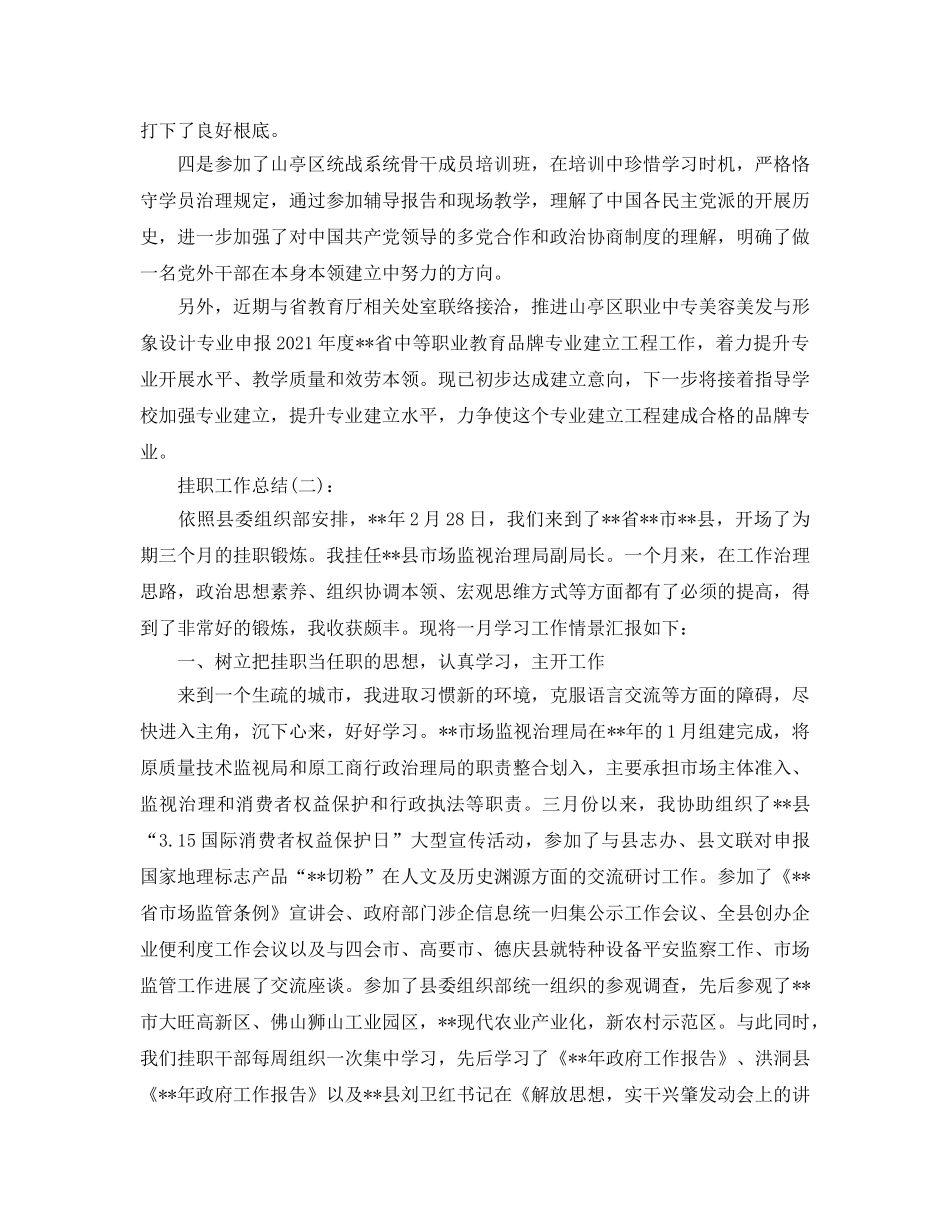 挂职工作参考总结 _第2页