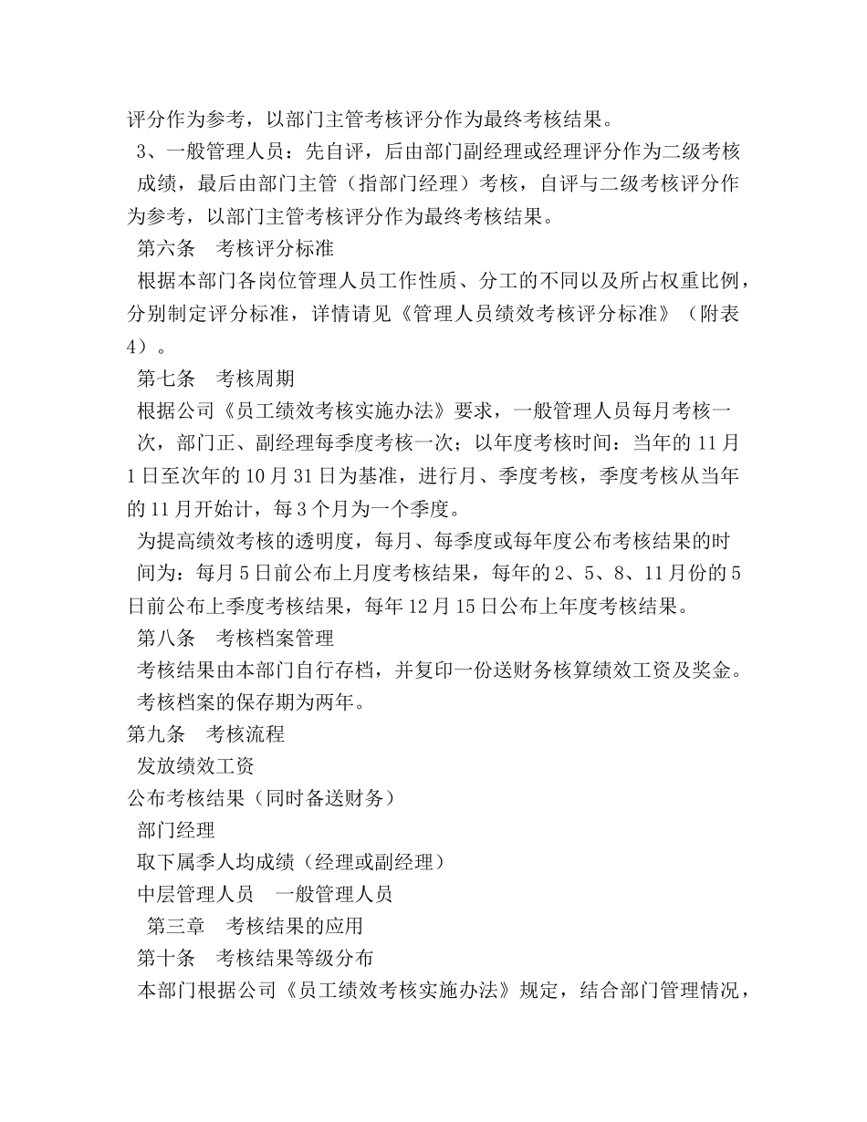 员工绩效考核制度 _第3页