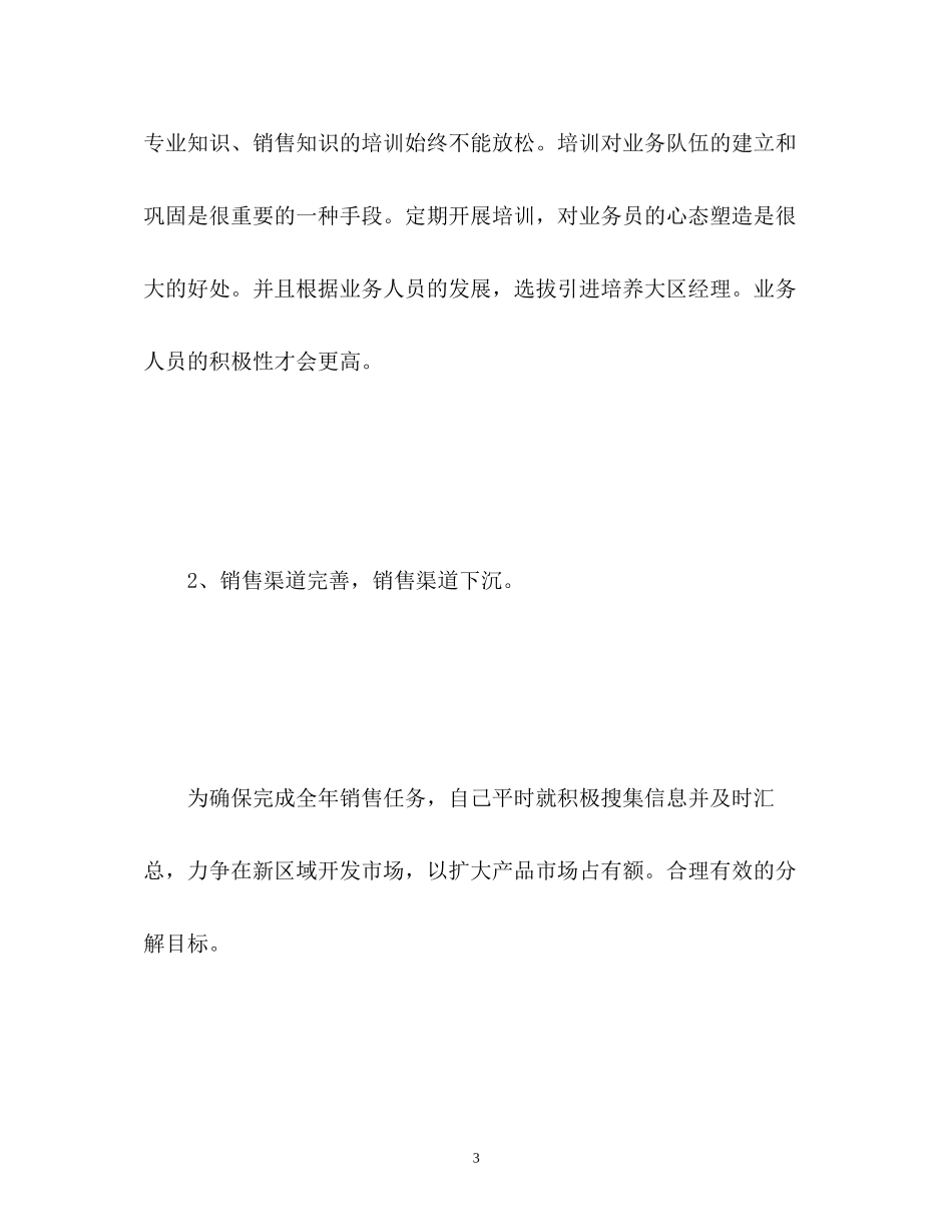 明年销售工作计划_第3页