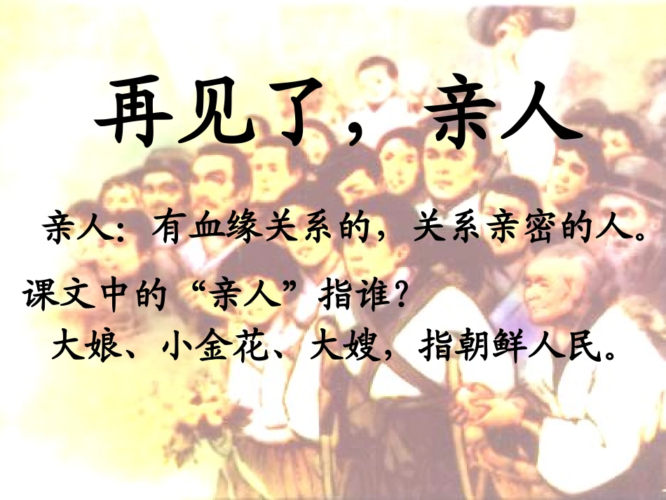 再见了亲人课件_第2页