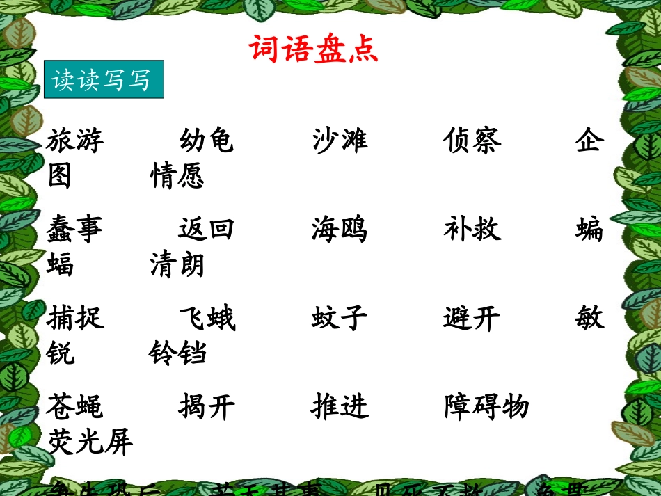 四年级下册语文园地三(完美版)_第1页