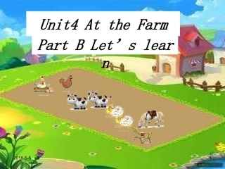 四年级下册unit4partblet'slearn