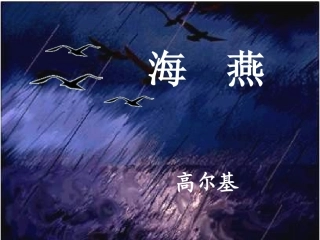 八年级《海燕》课件5