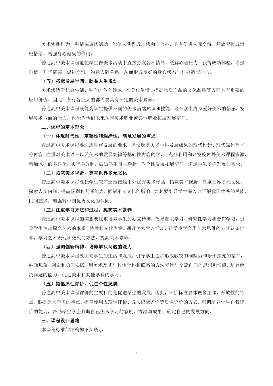 高中美术新课程标准_第2页
