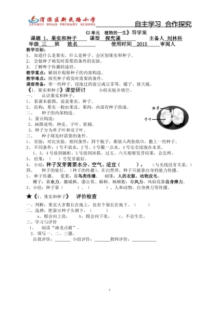 三年级导学案、