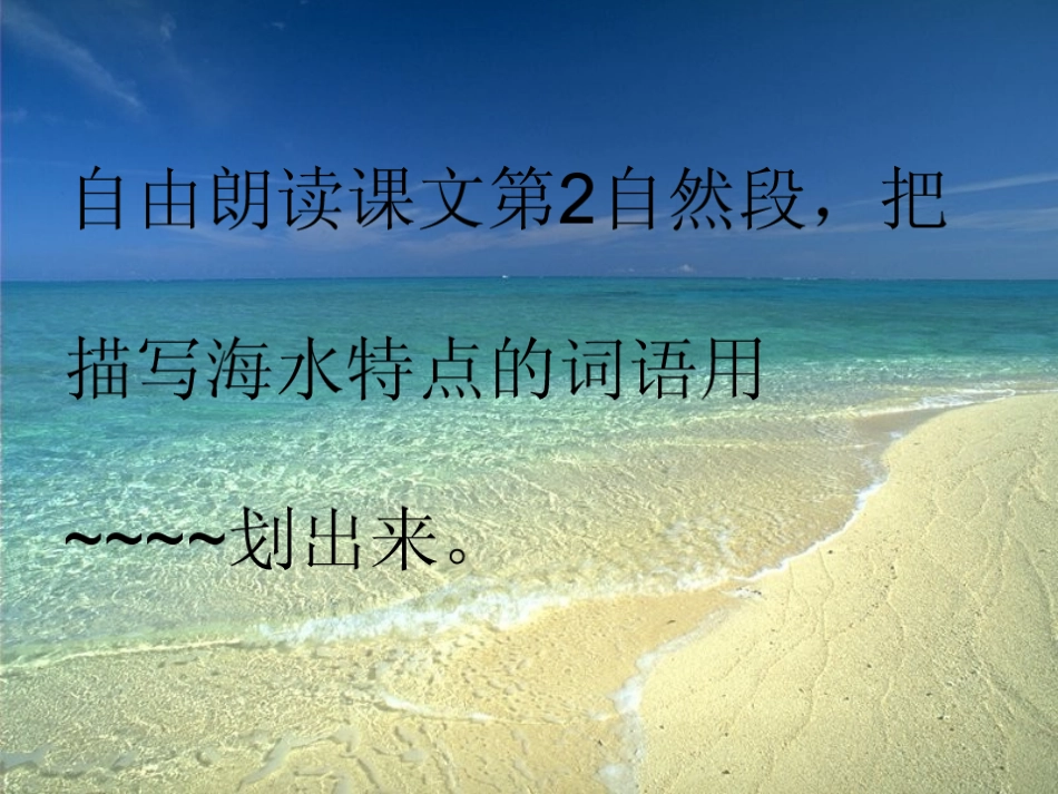《可爱的西沙群岛》教学课件(重)_第3页