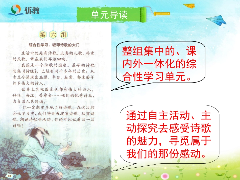 《综合性学习：轻叩诗歌的大门》优教课件_第3页