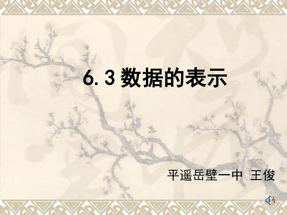 数据的表示课件_第1页